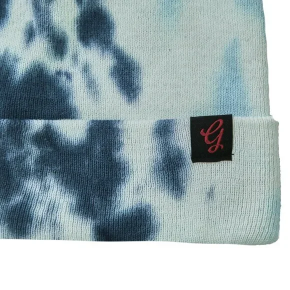 Cozy Sleek and Fitted Tie-Dye Knit Beanie for Effortless Style and Warmth Unisex - Picture 4 of 5